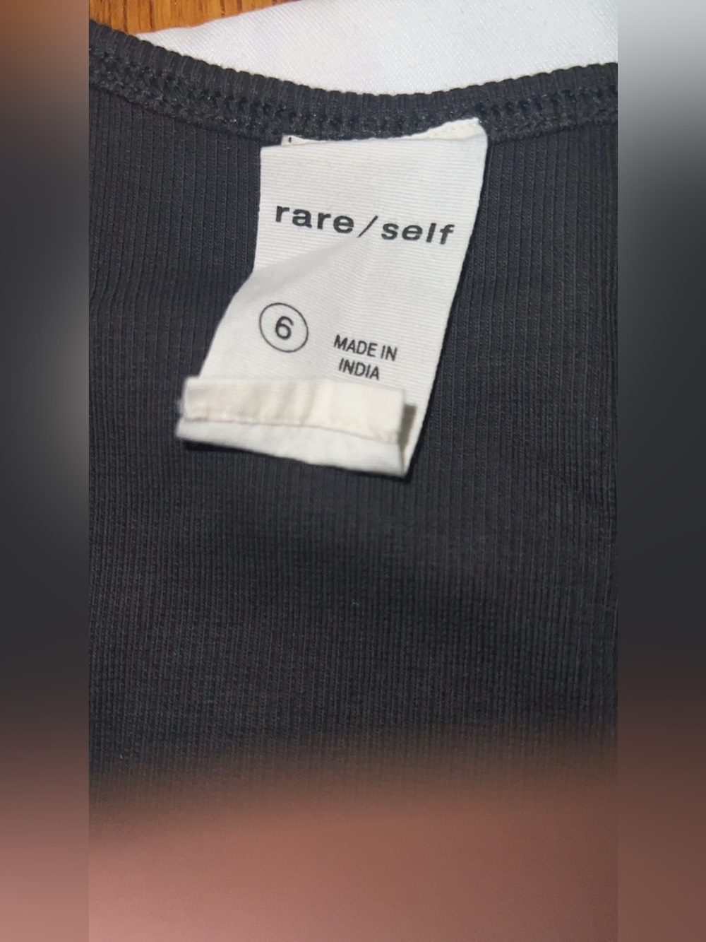 Rare/Self All-Gender Two Piece Ribbed Tank Bodysuit – Gray, Size 6,Brand New - Picture 13 of 14